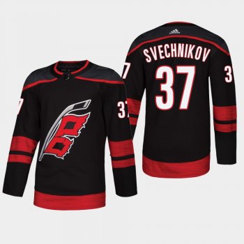 Men's Carolina Hurricanes Andrei Svechnikov #37 2018 Alternate Reasonable Authentic Jersey - Black