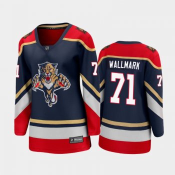 Women's 2021 Florida Panthers Lucas Wallmark #71 Special Edition Jersey - Navy