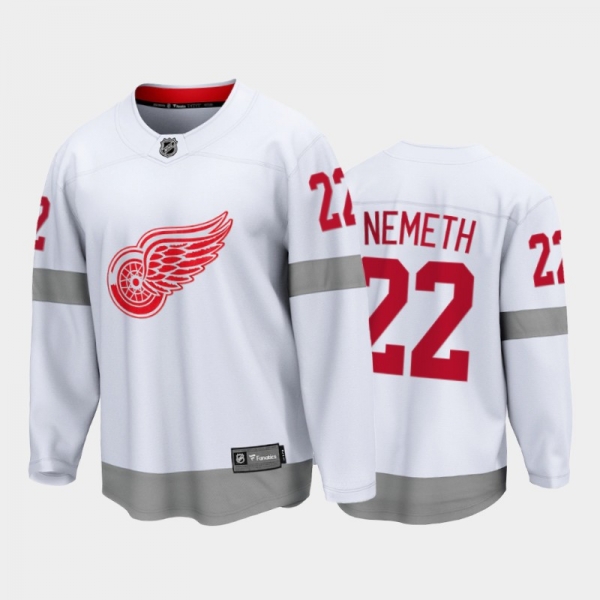 Men's Detroit Red Wings patrik nemeth #22 Special Edition White 2021 Jersey