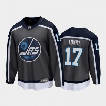 Men's Winnipeg Jets Adam Lowry #17 Special Edition Gray 2021 Jersey