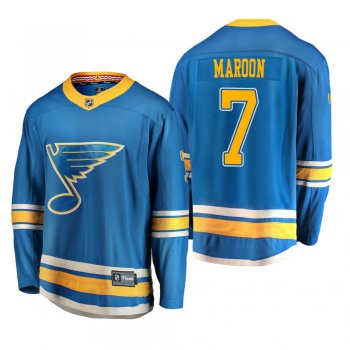 Men's St. Louis Blues Patrick Maroon #7 2018-19 Alternate Reasonable Breakaway Jersey - Blue