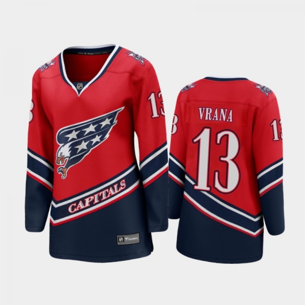 Women's 2021 Washington Capitals Jakub Vrana #13 Special Edition Jersey - Red