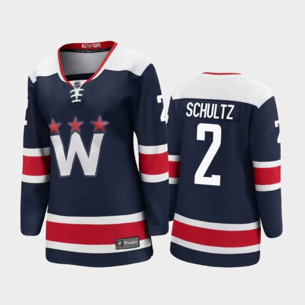 Women's 2020-21 Washington Capitals Justin Schultz #2 Alternate Premier Player Jersey - Navy