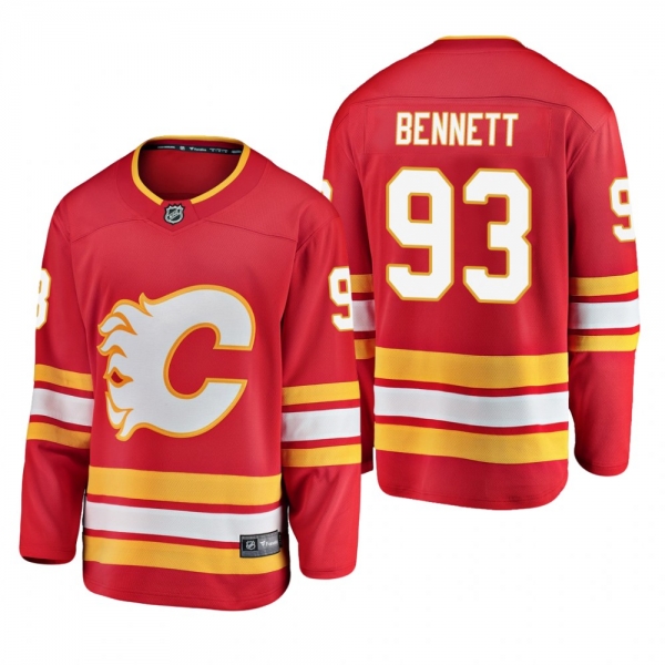 Youth Calgary Flames Sam Bennett #93 2019 Alternate Cheap Breakaway Player Jersey - Red