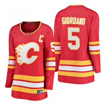 Women's Mark Giordano #5 Calgary Flames 2018-19 Alternate Fanatics Breakaway Red Bargain Jersey