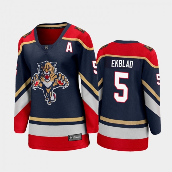 Women's 2021 Florida Panthers Aaron Ekblad #5 Special Edition Jersey - Navy