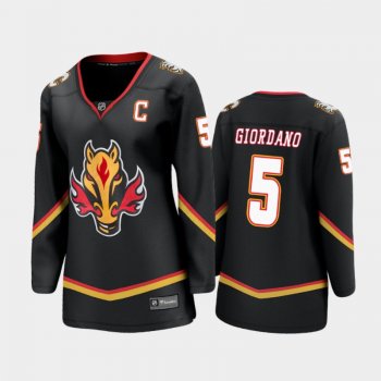 Women Calgary Flames Mark Giordano #5 2021 Special Edition Jersey - Black