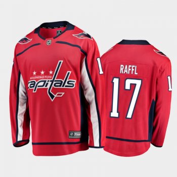 Men's Washington Capitals Michael Raffl #17 Home Red 2021 Jersey