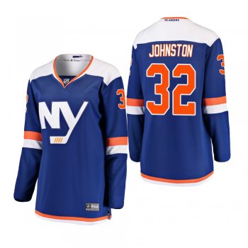 Women's Ross Johnston #32 New York Islanders 2018-19 Alternate Fanatics Breakaway Blue Bargain Jersey