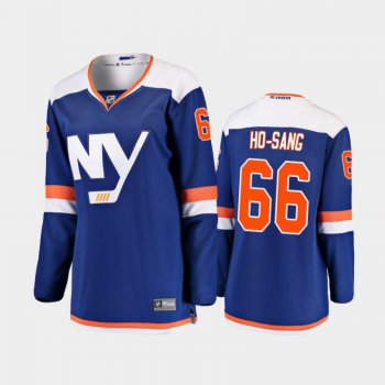 Women's 2021 New York Islanders Josh Ho-Sang #66 Alternate Jersey - Blue