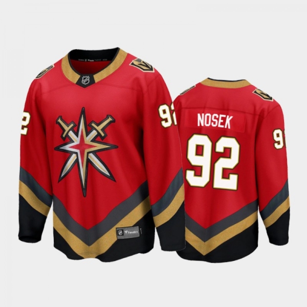 Men's Vegas Golden Knights Tomas Nosek #92 Special Edition Red 2021 Jersey