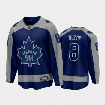 Men's Toronto Maple Leafs Jake Muzzin #8 Special Edition Blue 2021 Jersey