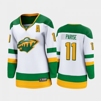 Women's 2021 Minnesota Wild Zach Parise #11 Special Edition Jersey - White