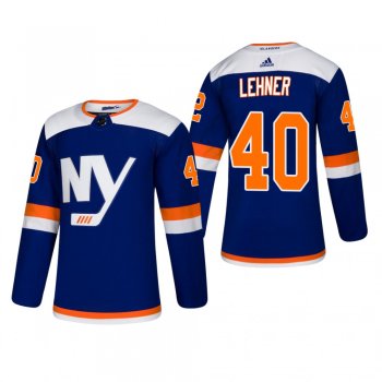 Men's New York Islanders Robin Lehner #40 2018-19 Alternate Reasonable Authentic Jersey - Blue