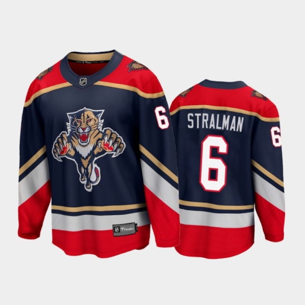 Men's Florida Panthers Anton Stralman #6 Special Edition Blue 2021 Jersey