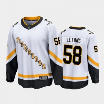 Men's Pittsburgh Penguins Kris Letang #58 Special Edition White 2021 Jersey