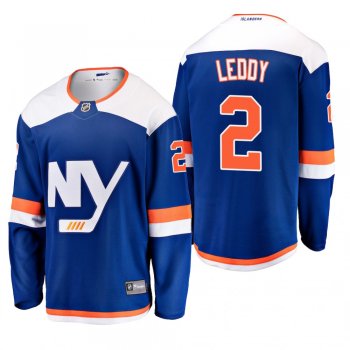 Men's New York Islanders Nick Leddy #2 2018-19 Alternate Reasonable Breakaway Jersey - Blue