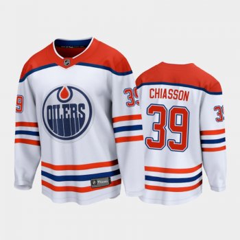 Men's Edmonton Oilers Alex Chiasson #39 Special Edition White 2021 Jersey