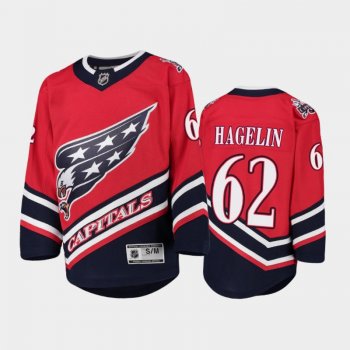 Youth Washington Capitals Carl Hagelin #62 Special Edition 2021 Red Jersey