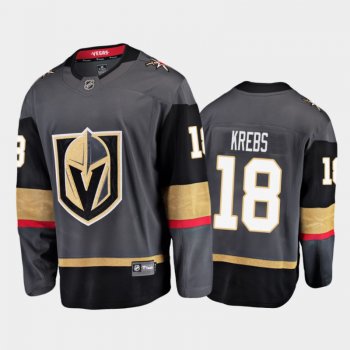 Men's Vegas Golden Knights Peyton Krebs #18 Home Black 2021 Jersey