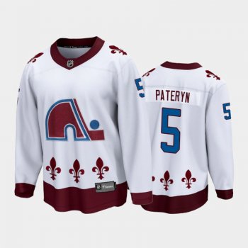 Men's Colorado Avalanche Greg Pateryn #5 Special Edition White 2021 Breakaway Jersey