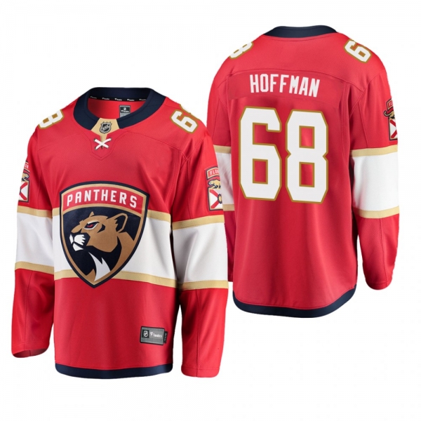 Mike Hoffman #68 Florida Panthers Breakaway Home Red Player Discount Jersey