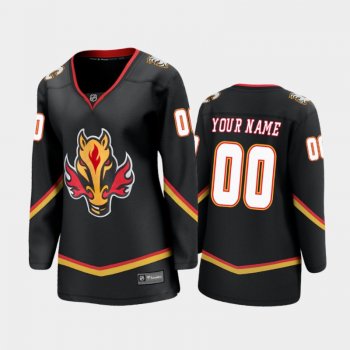 Women Calgary Flames Custom #00 2021 Special Edition Jersey - Black