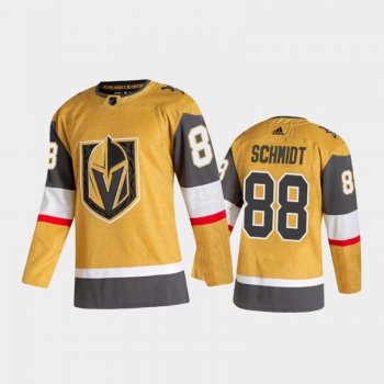 Vegas Golden Knights Nate Schmidt #88 Alternate Gold 2020-21 Authentic Player Jersey