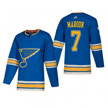 Men's St. Louis Blues Patrick Maroon #7 2018-19 Alternate Reasonable Authentic Jersey - Blue