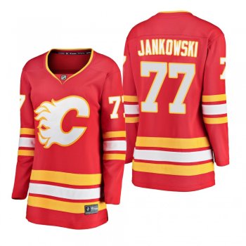 Women's Mark Jankowski #77 Calgary Flames 2018-19 Alternate Fanatics Breakaway Red Bargain Jersey