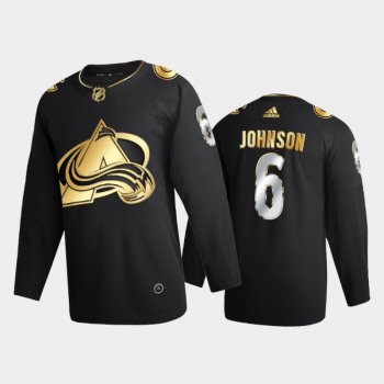 Colorado Avalanche Erik Johnson #6 2020-21 2021 Golden Edition Black Limited Authentic Jersey