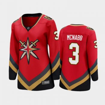 Women's 2021 Vegas Golden Knights Brayden McNabb #3 Special Edition Jersey - Red