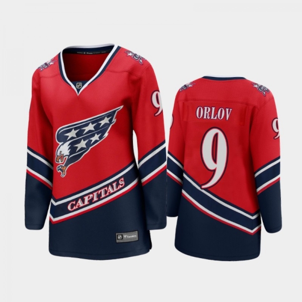 Women's 2021 Washington Capitals Dmitry Orlov #9 Special Edition Jersey - Red