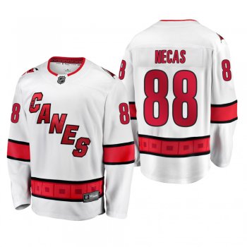 Carolina Hurricanes Martin Necas #88 Away White 2019-20 Breakaway Player Jersey