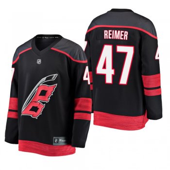 Carolina Hurricanes James Reimer #47 Alternate Breakaway Player Black Jersey