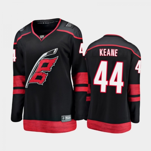 Women's 2021 Carolina Hurricanes Joey Keane #44 Alternate Jersey - Black