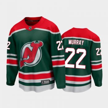 Men's New Jersey Devils Ryan Murray #22 Special Edition Green 2021 Jersey