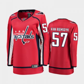 Women's 2020-21 Washington Capitals Trevor van Riemsdyk #57 Home Breakaway Player Jersey - Red