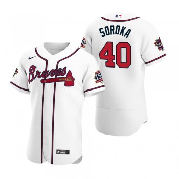 Atlanta Braves Mike Soroka White 2021 MLB All-Star Game Authentic Jersey