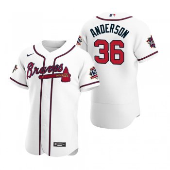 Atlanta Braves Ian Anderson White 2021 MLB All-Star Game Authentic Jersey