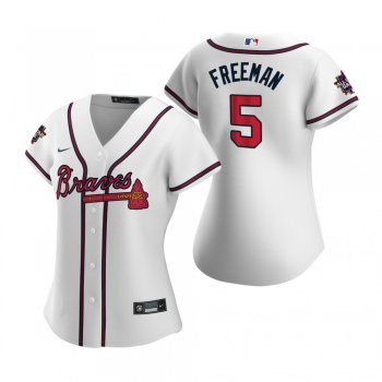 Women's Atlanta Braves Freddie Freeman White 2021 MLB All-Star Game Replica Jersey