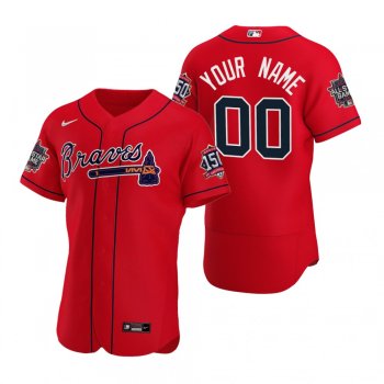 Atlanta Braves Custom Red 2021 MLB All-Star Game Authentic Jersey