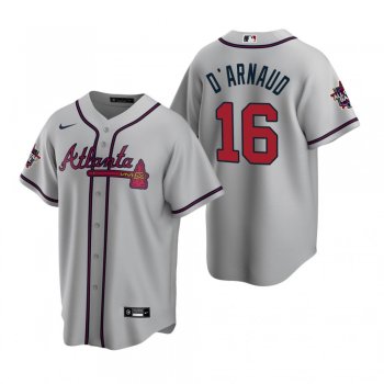 Atlanta Braves Travis d'Arnaud Gray 2021 MLB All-Star Game Replica Jersey