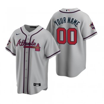 Atlanta Braves Custom Gray 2021 MLB All-Star Game Replica Jersey