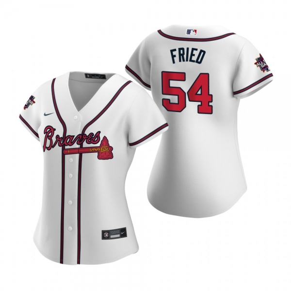 Women's Atlanta Braves Max Fried White 2021 MLB All-Star Game Replica Jersey