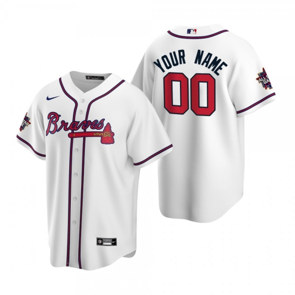 Atlanta Braves Custom White 2021 MLB All-Star Game Replica Jersey