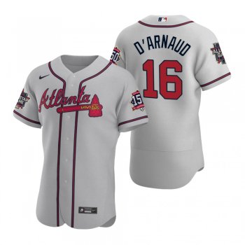 Atlanta Braves Travis d'Arnaud Gray 2021 MLB All-Star Game Authentic Jersey