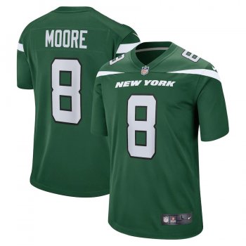 Men's Nike Elijah Moore Gotham Green New York Jets 2021 NFL Draft Pick Player Game Jersey