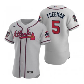 Atlanta Braves Freddie Freeman Gray 2021 MLB All-Star Game Authentic Jersey