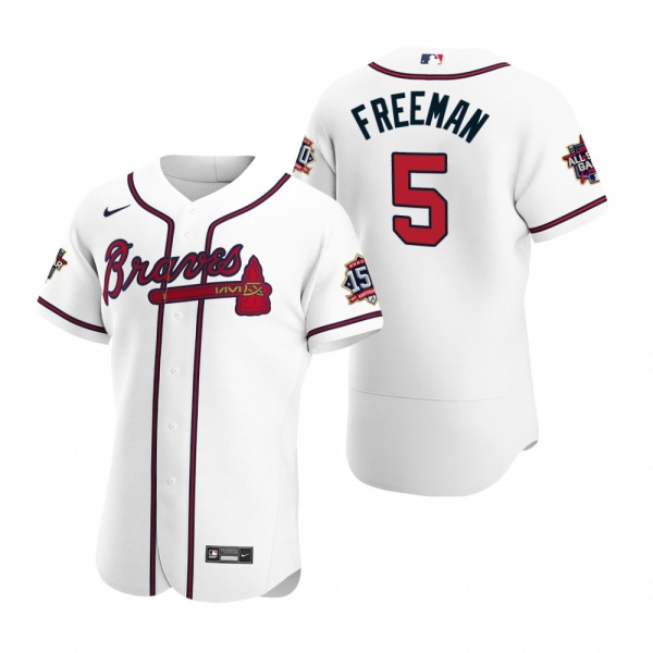 Atlanta Braves Freddie Freeman White 2021 MLB All-Star Game Authentic Jersey